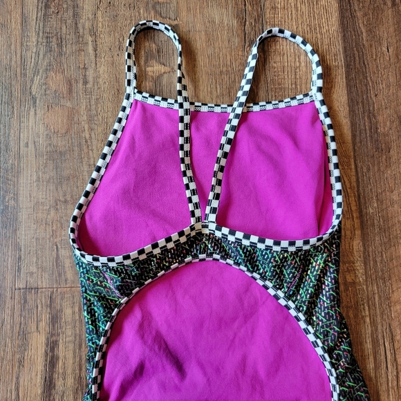 The Finals Glitz & Glam Foil Funnies Flutterback One Piece Swimsuit - Picture 9 of 12